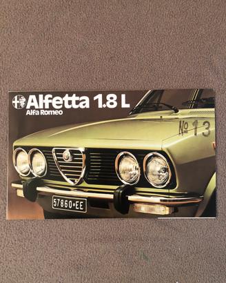 Brochure Alfa Romeo Alfetta 1.8 L