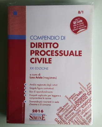 Diritto Processuale Civile - Ariol - Simone - 2016