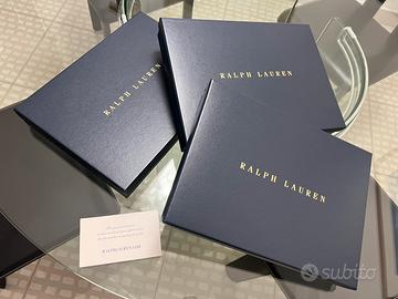 Set 3 scatole cartone con coperchio Ralph Lauren