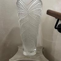Vaso in cristallo e vetro Lalique anthurium