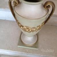 vaso porcellana d arte 60 cm. nuovo vintage 