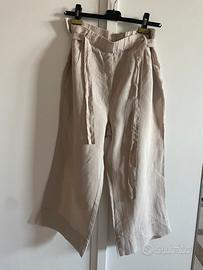Pantaloni puro lino