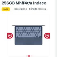 mac book neo blu 256 gb