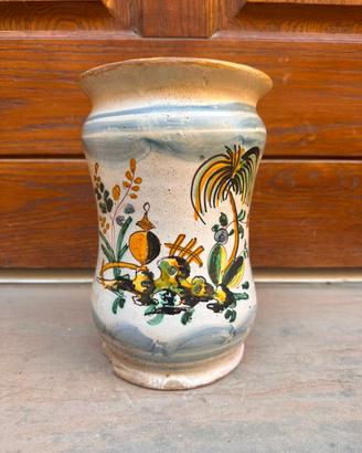 Rocchetto albarello vaso farmacia ceramica Cerreto