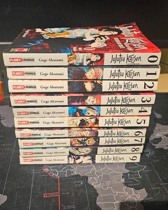 Jujutsu Kaisen manga volumi 0-9 in italiano