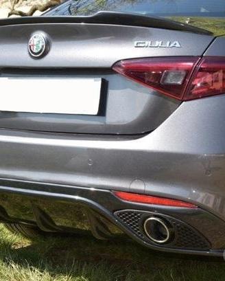Spoiler baule alfa romeo giulia look quadrifoglio