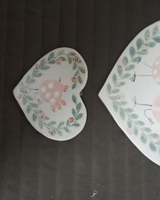 cuori in ceramica 