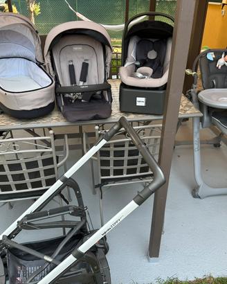 Trio inglesina zippy pro  seggiolone chicco