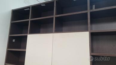 libreria wenge e bianca di  qualita'