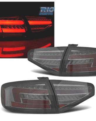 FANALI PER AUDI A4 B8 12-15 SEDAN LED DINAMICI FUM