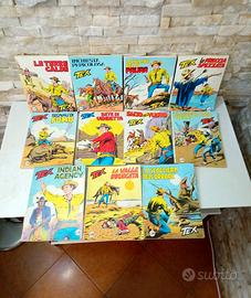 11 fumetti TEX vintage anni 80 collezione 