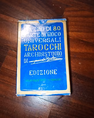 Tarocch vintage archinstudio design Bolzani 1976