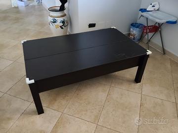 Tavolino Ikea marrone scuro apribile