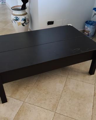 Tavolino Ikea marrone scuro apribile