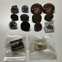 Pesca a mosca spille gilet zaino cappello