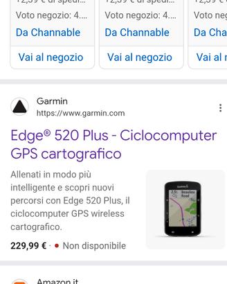 Garmin Edge 520 plus cartografico NUOVO