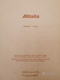 Menù Alitalia brasile