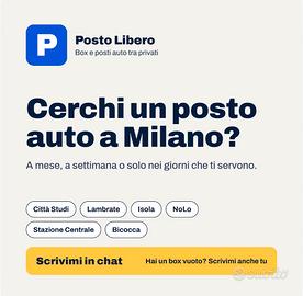 Posto auto a milano? Box e posti tra privati