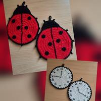 Presine uncinetto coccinella