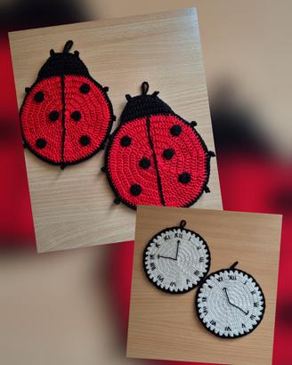 Presine uncinetto coccinella