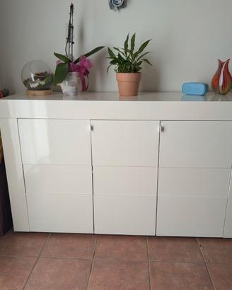 Mobile bianco lucido salotto o cucina