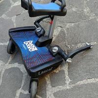 Pedana per passeggino con seduta blu