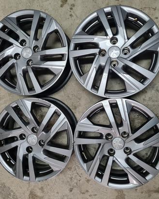 4 Cerchi da 16' in Lega - Peugeot - 208