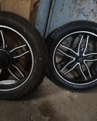 CERCHI IN LEGA BICI ELETTRICA 20X4 MOTORE 250W