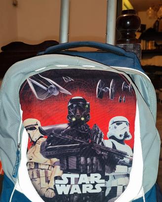Zaino Trolley Star Wars Rouge One 3 ruote con gadg