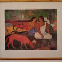 quadro con stampa di Gauguin