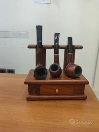 Portapipe in legno di ciliegio