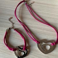 Parure collana e bracciale