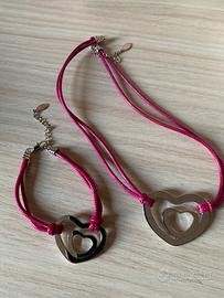 Parure collana e bracciale