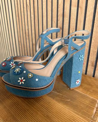 Bellissime Zeppe jeans nuovissime taglia 39