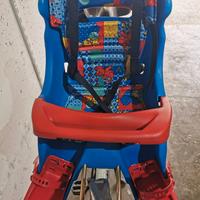 Seggiolino anteriore bici + parabrezza bici