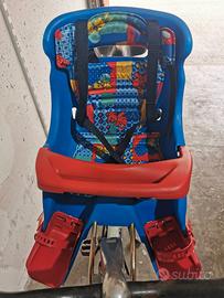 Seggiolino anteriore bici + parabrezza bici