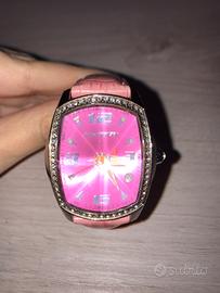 Orologio chronotech rosa swarosky donna