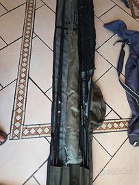 Set canne pesca carpfishing 3.50 mt