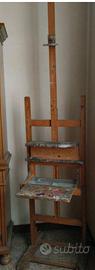 cavalletto pittore vintage bello , ben conservato