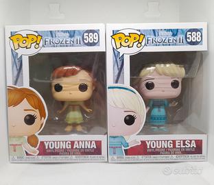 Funko POP Young Elsa e Anna Disney 588 589 Frozen