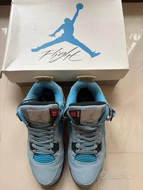 Air Jordan 4 Sneakers Flight Club Blu Tg 43