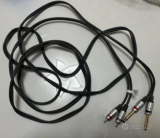 Cavo 2x RCA a 2x Jack 6.3mm