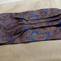 Foulard uomo ascot doppia pala