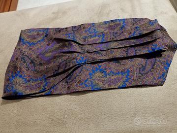 Foulard uomo ascot doppia pala