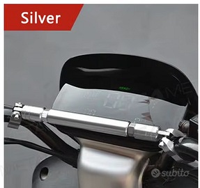 Traversino per manubrio moto 22 mm. in alluminio
