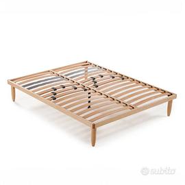 Rete a doghe letto FAGGIO 140 cm 1 piazza e 1/2