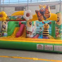 Multigioco gonfiabile con scivolo gioco in pvc