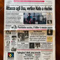 GIORNALE ATTACCO ALL’AMERICA 12 SETTEMBRE 2001