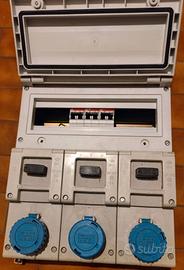 Quadro elettrico da cantiere /officina 3 prese CEE