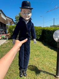 Bambole gesso Stanlio e Ollio